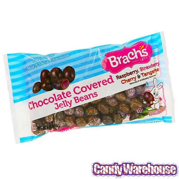 Brach's Chocolate Covered Jelly Beans 9Ounce Bag Candy Warehouse