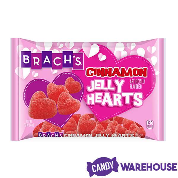 Brach's Cinnamon Jelly Hearts: 12-Ounce Bag - Candy Warehouse