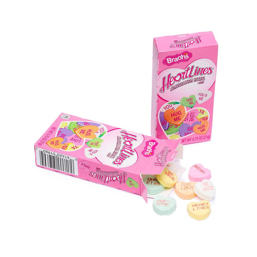 Brach's Conversation Hearts Candy Packs: 24-Piece Box
