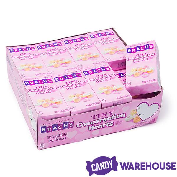Brach's Conversation Hearts Candy Packs: 24-Piece Box - Candy Warehouse