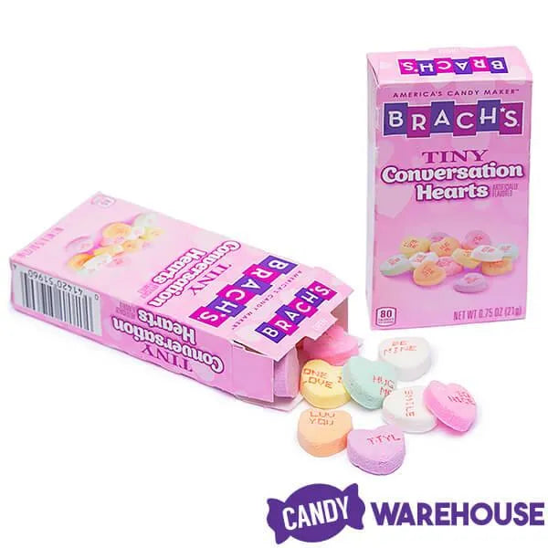 Brach's Conversation Hearts Candy Packs 24Piece Box Candy Warehouse