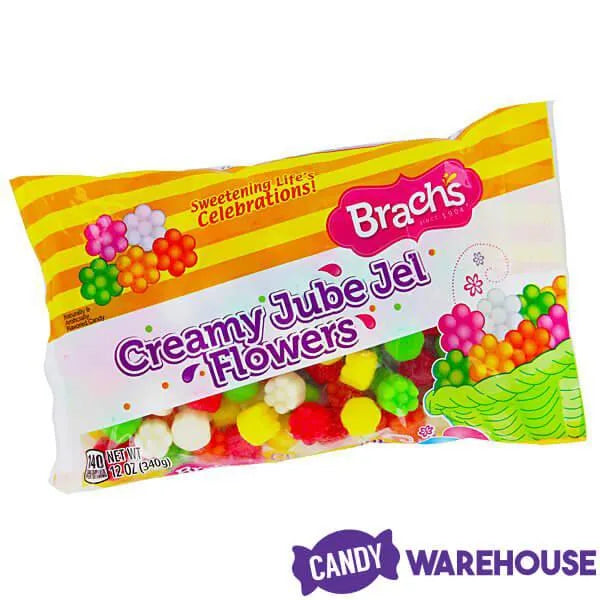 Brach's Creamy Juju Flowers Candy 12Ounce Bag Candy Warehouse