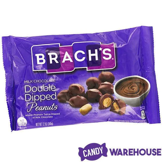 Brach's Double Dippers Milk Chocolate Covered Peanuts 12Ounce Bag