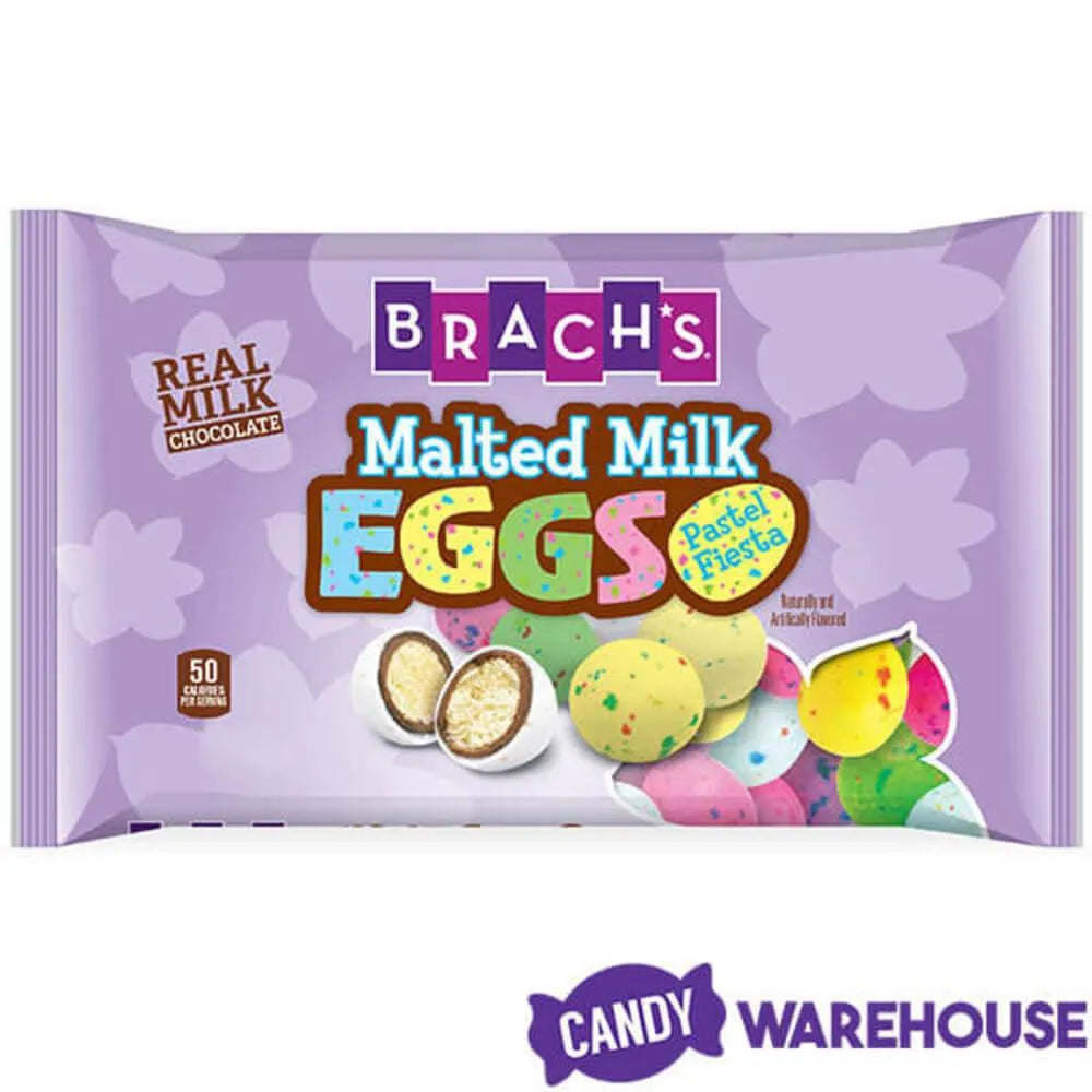 Brach's Fiesta Malted Milk Chocolate Easter Eggs Pastels 20Piece