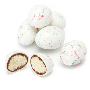 Brach's Fiesta Malted Milk Chocolate Easter Eggs - White: 20-Piece Bag - Candy Warehouse