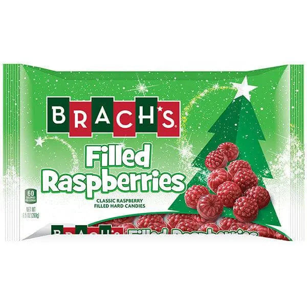 Brach's Filled Red Raspberries Hard Candy: 9.5-Ounce Bag – Candy Warehouse