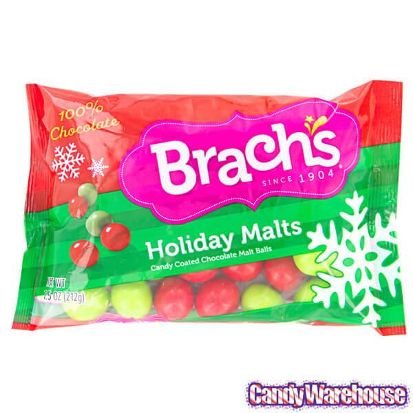 Brach's Holiday Malts Candy: 7.5-Ounce Bag - Candy Warehouse