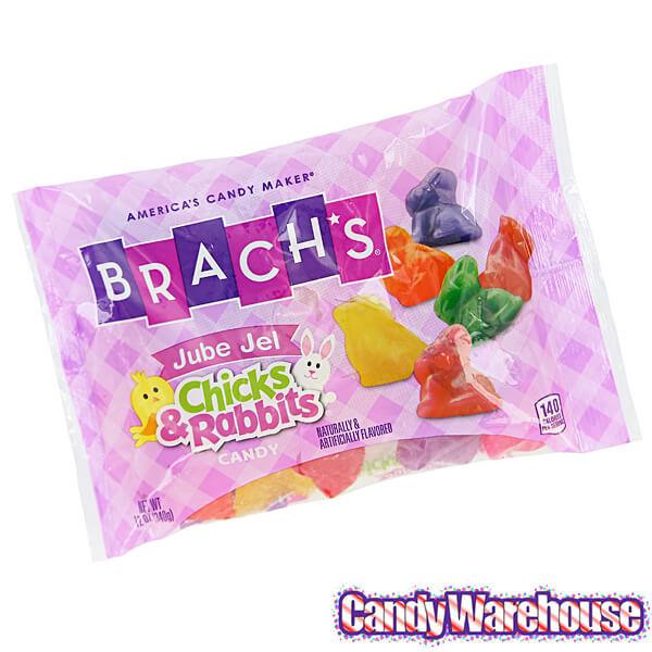 Brach's Jube Jel Chicks and Rabbits Candy: 12-Ounce Bag - Candy Warehouse