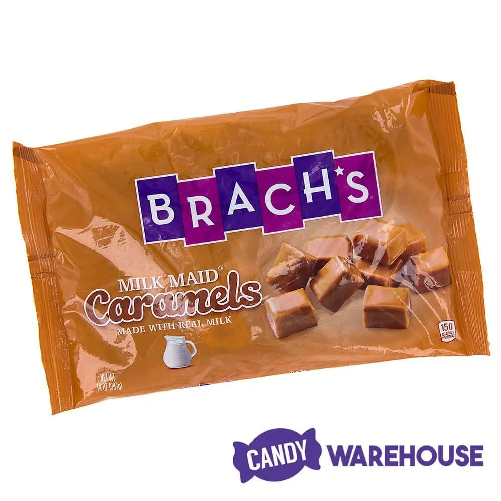 Brach's Milk Maid Caramels 40Piece Bag Candy Warehouse