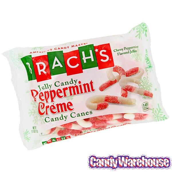 Brach's Peppermint Creme Jelly Candy Canes: 40-Piece Bag - Candy Warehouse