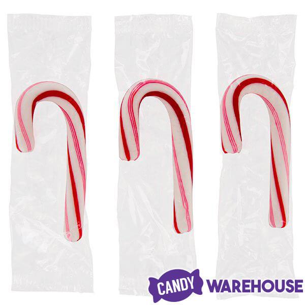 Brach's Peppermint Mini Candy Canes: 500-Piece Tub - Candy Warehouse