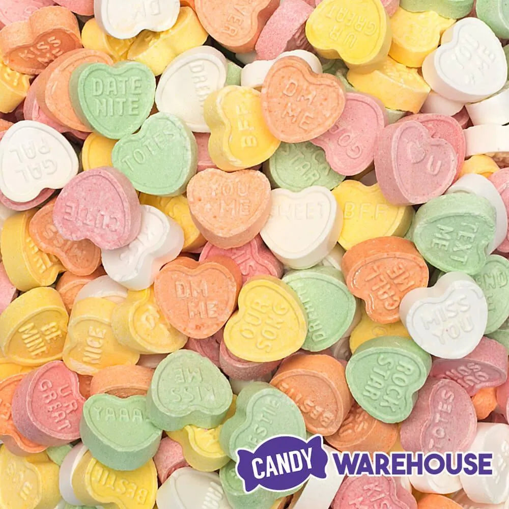 Brach's Tiny Conversation Hearts Candy 30Ounce Bag Candy Warehouse
