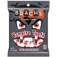 Brach's Vampire Teeth Strawberry Candy Corn: 3LB Box - Candy Warehouse