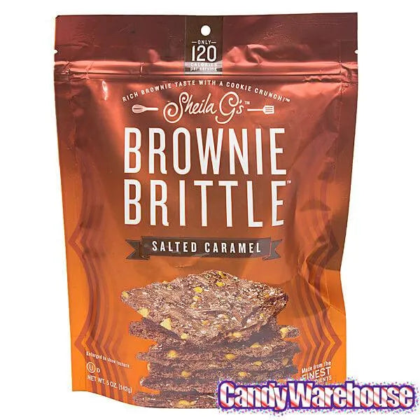 Brownie Brittle Salted Caramel 5Ounce Bag Candy Warehouse