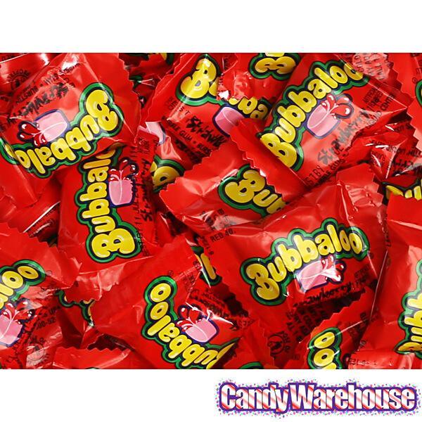 Bubbaloo Liquid Filled Bubblegum - Strawberry: 47-Piece box - Candy Warehouse