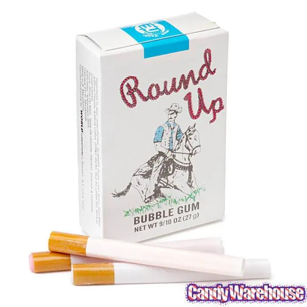 Bubble Gum Candy Cigarettes Packs: 24-Piece Box Bubble Gum Candy Cigarettes Packs: 24-Piece Box