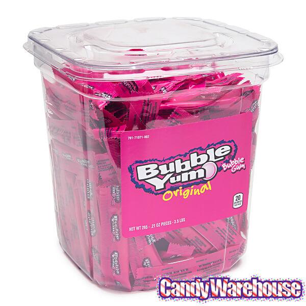 Bubble Yum Bubble Gum, Individually Wrapped Original Flavor