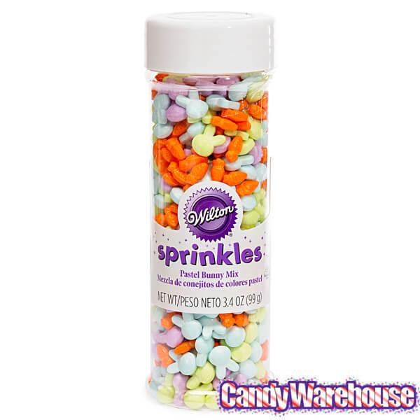 Bunnies and Carrots Mix Sprinkles: 3.4-Ounce Bottle - Candy Warehouse