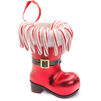 Burton and Burton Red Santa Boot Candy Cane Holder - Candy Warehouse