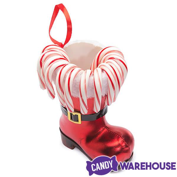 Burton and Burton Red Santa Boot Candy Cane Holder - Candy Warehouse