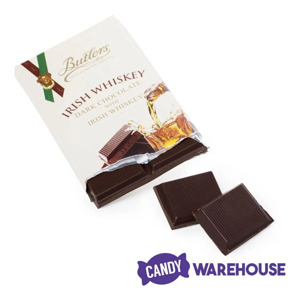 Butlers Irish Whiskey Dark Chocolate Bar: 10-Piece Box | Candy Warehouse