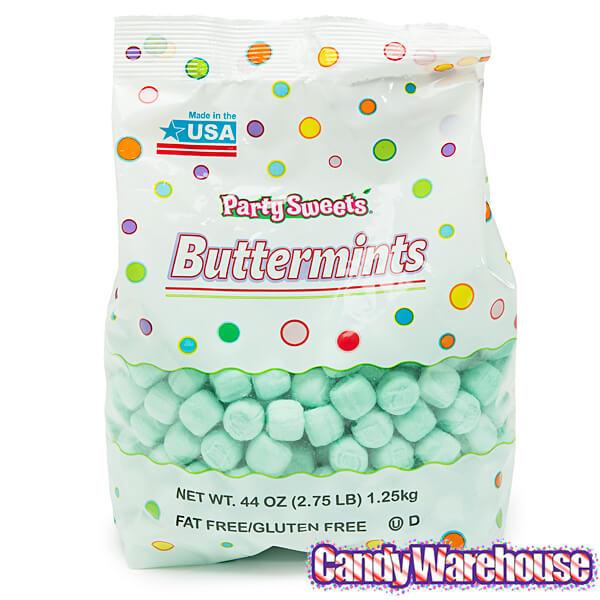 Butter Mints Creams - Mint Green: 2.75LB Bag - Candy Warehouse