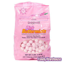Butter Mints Creams - Pink: 2.75LB Bag - Candy Warehouse