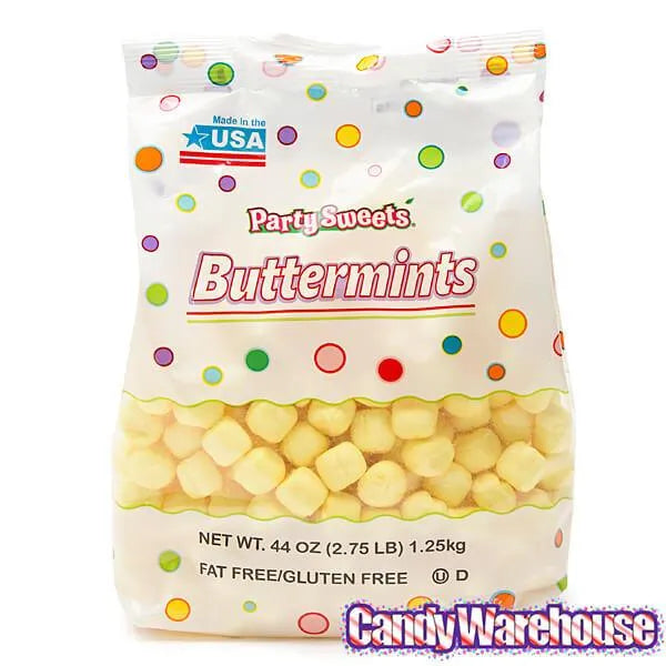 Square Yellow Mints Butter Mints Creams - Yellow: 2.75LB Bag – Candy Warehouse