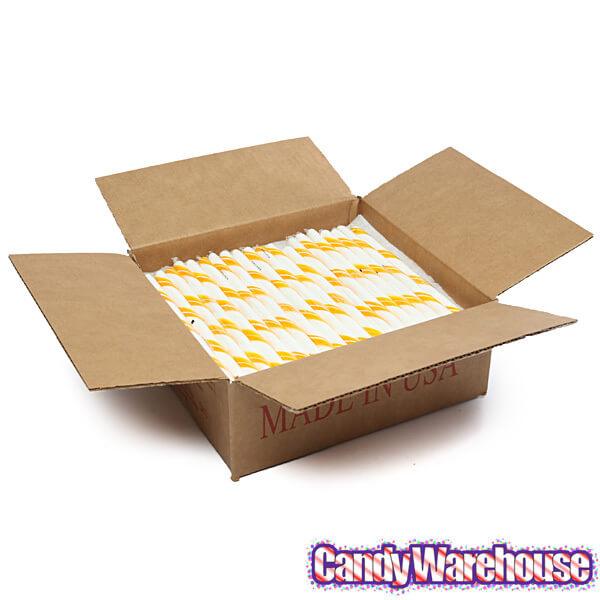 Buttered Popcorn Hard Candy Sticks: 100-Piece Box - Candy Warehouse