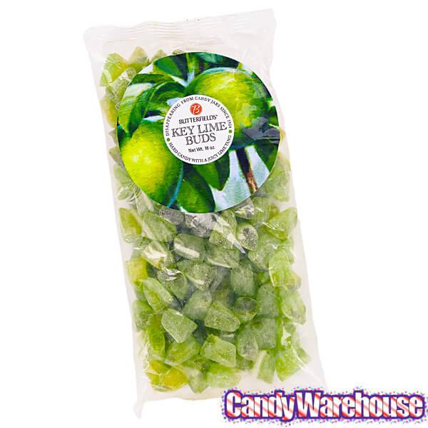 Butterfields Buds Hard Candy - Key Lime: 1LB Bag - Candy Warehouse