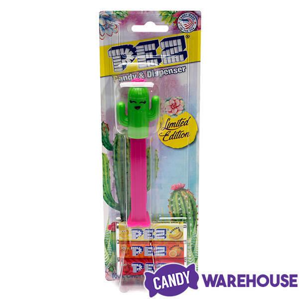 Cactus PEZ Dispenser Candy Packs: 12-Piece Set - Candy Warehouse