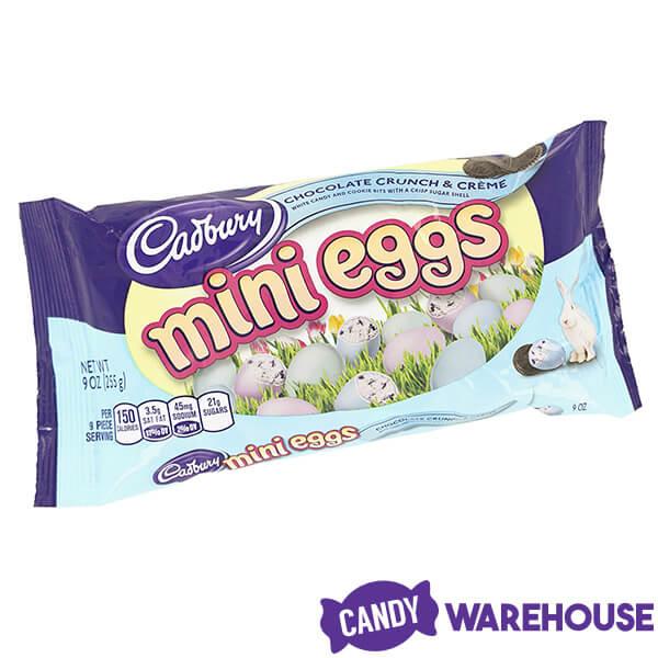 Cadbury Chocolate Crunch and Creme Mini Eggs: 9-Ounce Bag - Candy Warehouse
