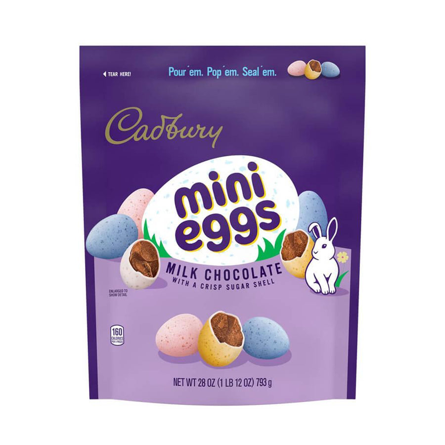 Cadbury Chocolate Mini Eggs: 28-Ounce Bag - Candy Warehouse