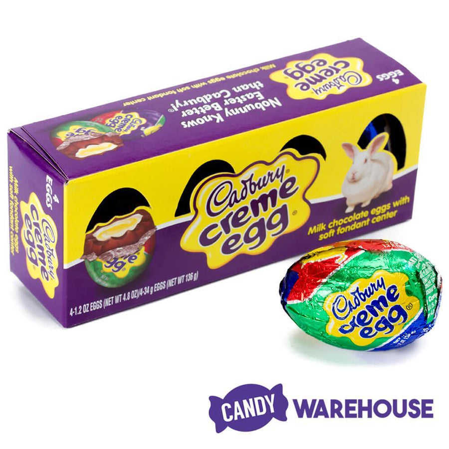 Cadbury Creme Eggs: 4-Piece Box - Candy Warehouse