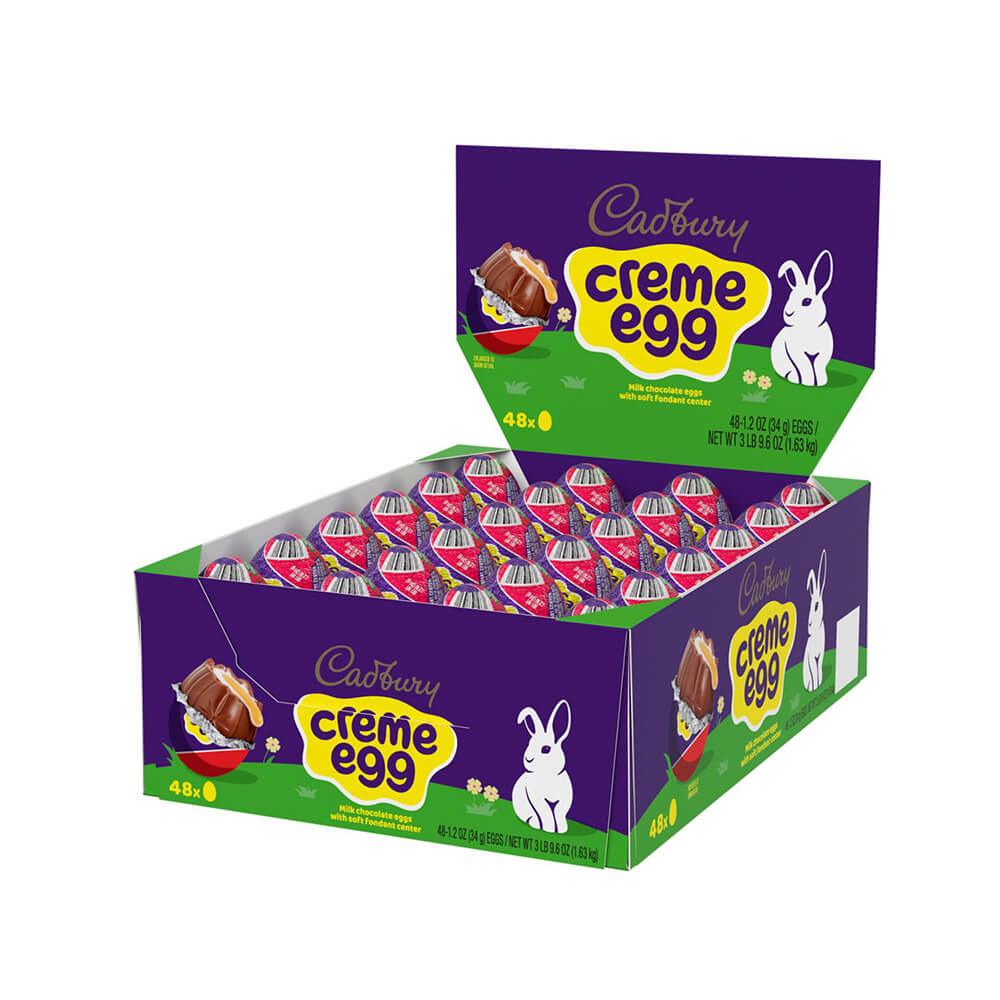 Cadbury Creme Eggs Candy: 48-Piece Box - Candy Warehouse