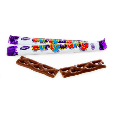 Cadbury Curly Wurly Candy Bars: 60-Piece Box - Candy Warehouse