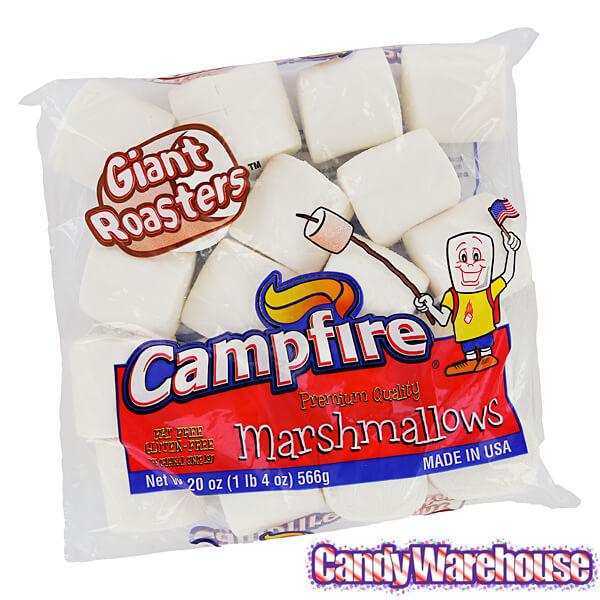 Campfire Giant Roasters Marshmallows: 20-Ounce Bag - Candy Warehouse