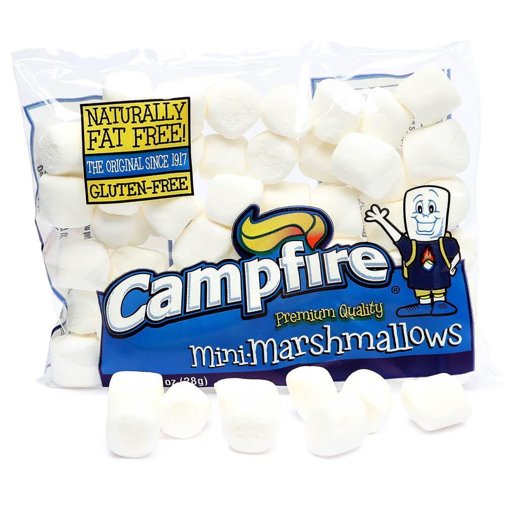 Campfire Mini Marshmallows Packs - White: 12-Piece Box - Candy Warehouse