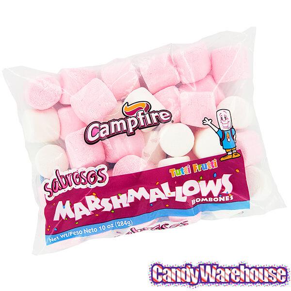 Campfire Tutti Frutti Marshmallows: 10-Ounce Bag - Candy Warehouse