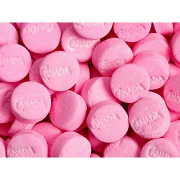 Canada Mints - Pink Wintergreen: 12-Ounce Bag - Candy Warehouse