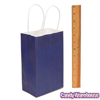 Candy Bags with Handles - Royal Blue: 12-Piece Pack - Candy Warehouse