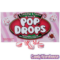 Candy Cane Peppermint Tootsie Pop Drops 3.5-Ounce Boxes: 12-Piece Case - Candy Warehouse