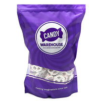 Candy Cane White Chocolate Covered Mini Pretzels: 2LB Bag - Candy Warehouse