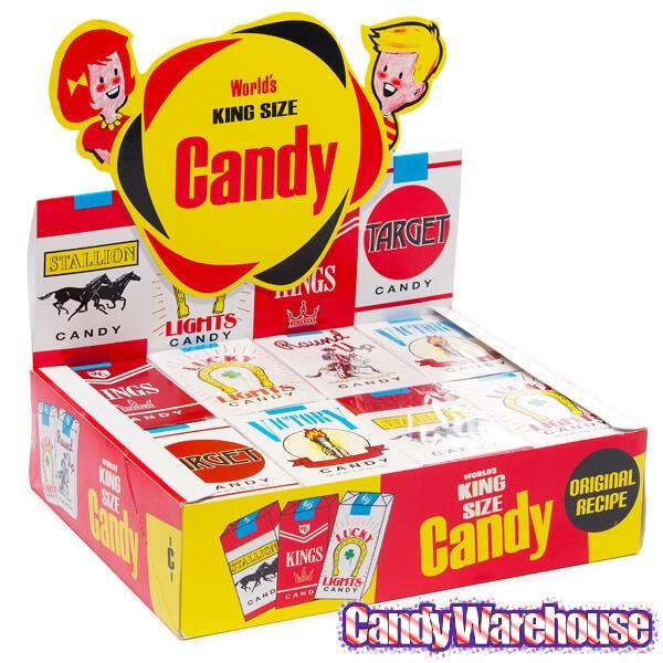 Candy Cigarettes Packs: 24-Piece Box - Candy Warehouse