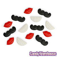 Candy Decorating Kit - Mustache, Lips and Teeth: 3.9-Ounce Set - Candy Warehouse
