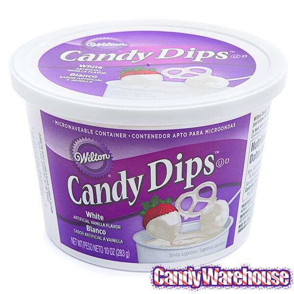 Candy Dips - White: 10-Ounce Tub - Candy Warehouse