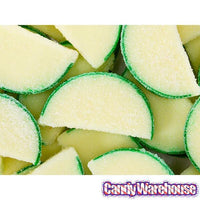 Candy Fruit Jell Slices - Pear: 5LB Box - Candy Warehouse