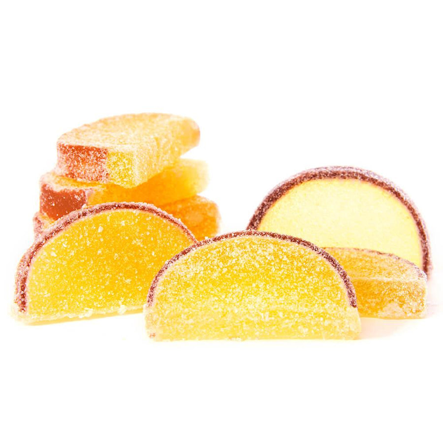 Candy Fruit Jell Slices - Pineapple: 5LB Box - Candy Warehouse