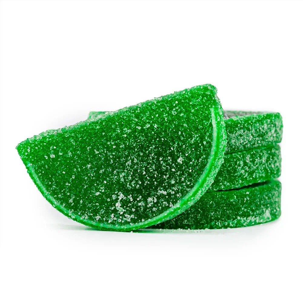 Candy Lime Fruit Slices: 5LB Case