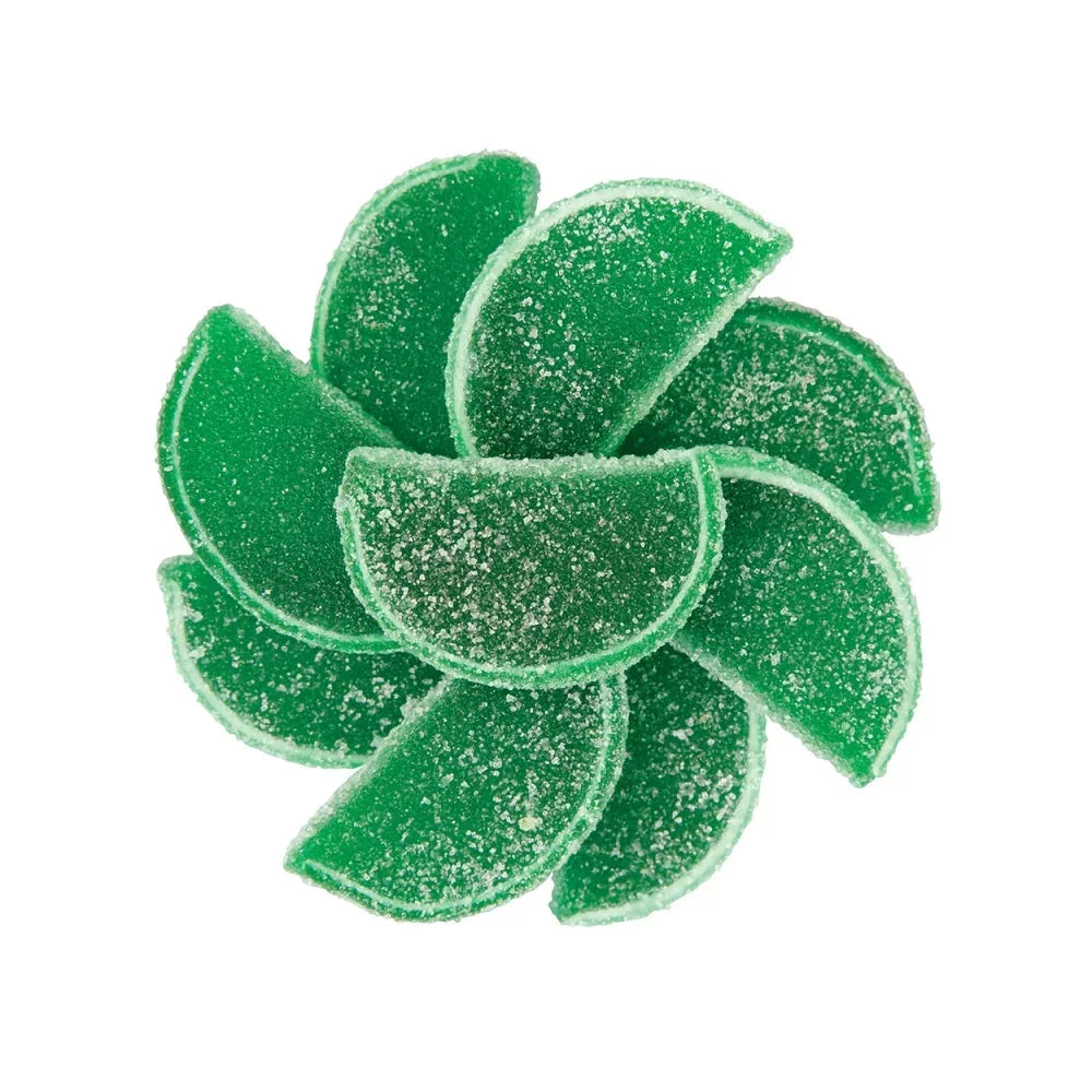 Candy Lime Fruit Slices: 5LB Case